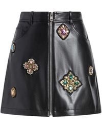 Cinq À Sept - Baroque Patches Genevieve Skirt - Lyst