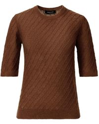 Fabiana Filippi - Sequin-Embellished Ribbed-Knit Jumper - Lyst