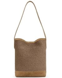 Mansur Gavriel - Small Everyday Cabas Leather-Trim Tote Bag - Lyst