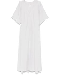 Forte Forte - Habotai Silk Half Sleeve Dress - Lyst