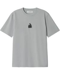 Lanvin - Mother And Child Embroidered Cotton Jersey T-Shirt - Lyst