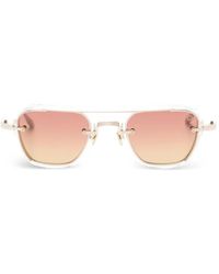 Akoni - Jura Pilot-Frame Sunglasses - Lyst