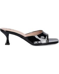 Love Moschino - Open-Toe Heeled Sandals - Lyst