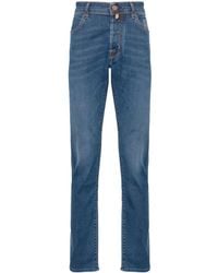 Jacob Cohen - Tief sitzende Bard Slim-Fit-Jeans - Lyst