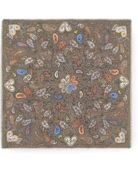 Bimba Y Lola - Khaki Paisley Shawl - Lyst