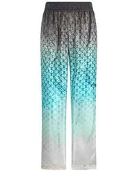 Roberto Cavalli - Monogram-Print Ombré Trousers - Lyst