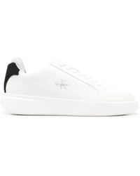 Calvin Klein - Baskets Chunky Cupsole À Logo Imprimé Et Empiècements - Lyst