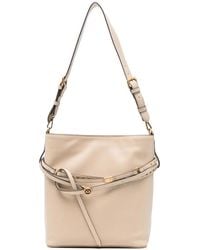 Pinko - Medium Bucket Leather Shoulder Bag - Lyst