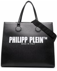 Philipp Plein - Tm Leather Tote Bag - Lyst