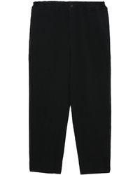 COMME DES GARÇON BLACK - Pantalon court à taille élastiquée - Lyst