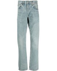 RRL - Jeans Dritti Con Applicazione - Lyst