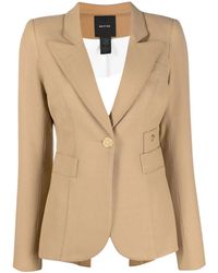 Smythe - Peak-Lapels Single-Breasted Blazer - Lyst