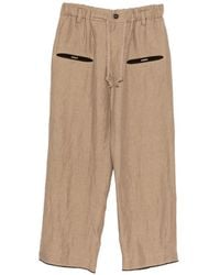 Ziggy Chen - Drawstring-Waist Trousers - Lyst