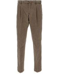 PT Torino - Pantalon Droit À Design Plissé - Lyst