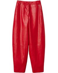 Twinset - Pantalon En Cuir Artificiel À Coupe Fuselée - Lyst