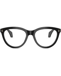 Moncler - Eckige Brille Mit Glanzoptik - Lyst