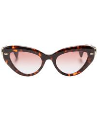 Vivienne Westwood - Cat-Eye-Sonnenbrille in Schildpattoptik - Lyst