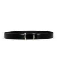 Orciani - Iconic Brackets Leather Belt - Lyst
