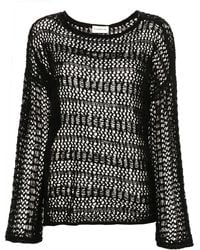 P.A.R.O.S.H. - Pullover mit Lochstrickmuster - Lyst