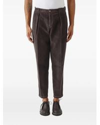Briglia 1949 - Portobello Pleated Corduroy Trousers - Lyst