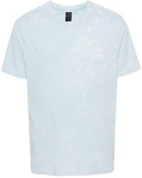 Moose Knuckles - Logo-Print-T-Shirt mit Bleach-Effekt - Lyst