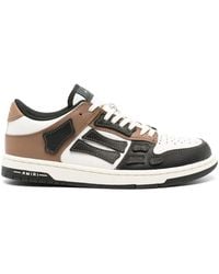 Amiri - Skel Leather Sneakers - Lyst