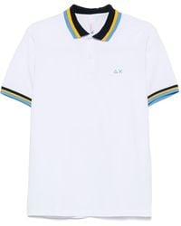 Sun 68 - Piqué-Weave Polo Shirt - Lyst
