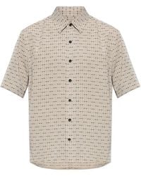 Rag & Bone - Overhemd Met Korte Mouwen En Patroon - Lyst