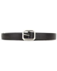 Alberto Luti - Square-Buckle Leather Belt - Lyst