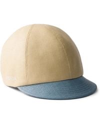 Prada - Baseballkappe Aus Canvas - Lyst