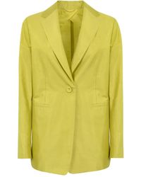 Max Mara - Studio Single-Breasted Button Blazer - Lyst