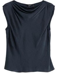 Theory - Cowl-Neck Sleeveless Top - Lyst