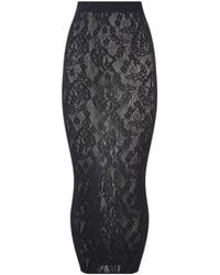 Wolford - Infinite Rose Net Skirt - Lyst