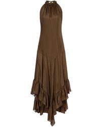 Philosophy Di Lorenzo Serafini - ホルターネック シルクドレス - Lyst