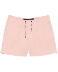 Rrd - Striped Drawstring Swim Shorts - Lyst