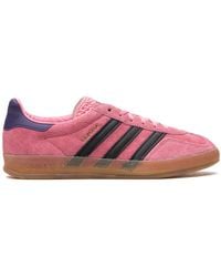 adidas - Sneakers gazelle indoor rosa in pelle - Lyst