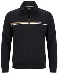 BOSS - Authentic Logo-Print Jacket - Lyst
