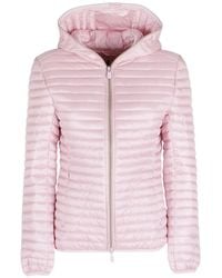 Save The Duck - Alexa Hooded Quilted Jacket - Lyst