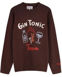 MC2 Saint Barth - Logo-Embroidered Long-Sleeved Sweater - Lyst