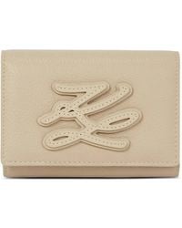 KARL LAGERFELD - Medium K/Autograph Bifold Wallet - Lyst
