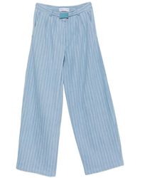 ROWEN ROSE - Wide-Leg Jeans - Lyst