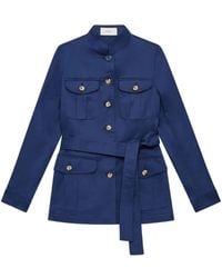 Maliparmi - Belted Button-Fastening Jacket - Lyst