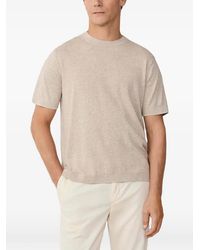 Hackett - Cotton-Linen Knit T-Shirt - Lyst