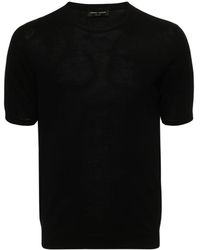 Roberto Collina - Ribbed Cotton T-shirt - Lyst