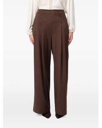 Hanita - Pleated Wide-Leg Trousers - Lyst