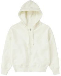 Closed - Zip-up Cotton Hoodie - Lyst