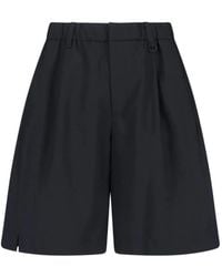 Laminar - Elasticated Wool Blend Shorts - Lyst