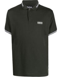 Barbour - Logo-print Cotton Polo Shirt - Lyst