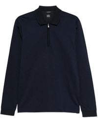 BOSS - Mercerized Cotton Polo Shirt - Lyst