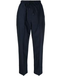 Christian Wijnants - Inverted-pleat Cropped Trousers - Lyst